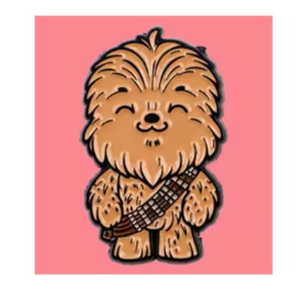 STAR WARS "Chewbacca" Enamel Trading Pin (BRAND NEW & SO CUTE!) - Picture 1 of 3